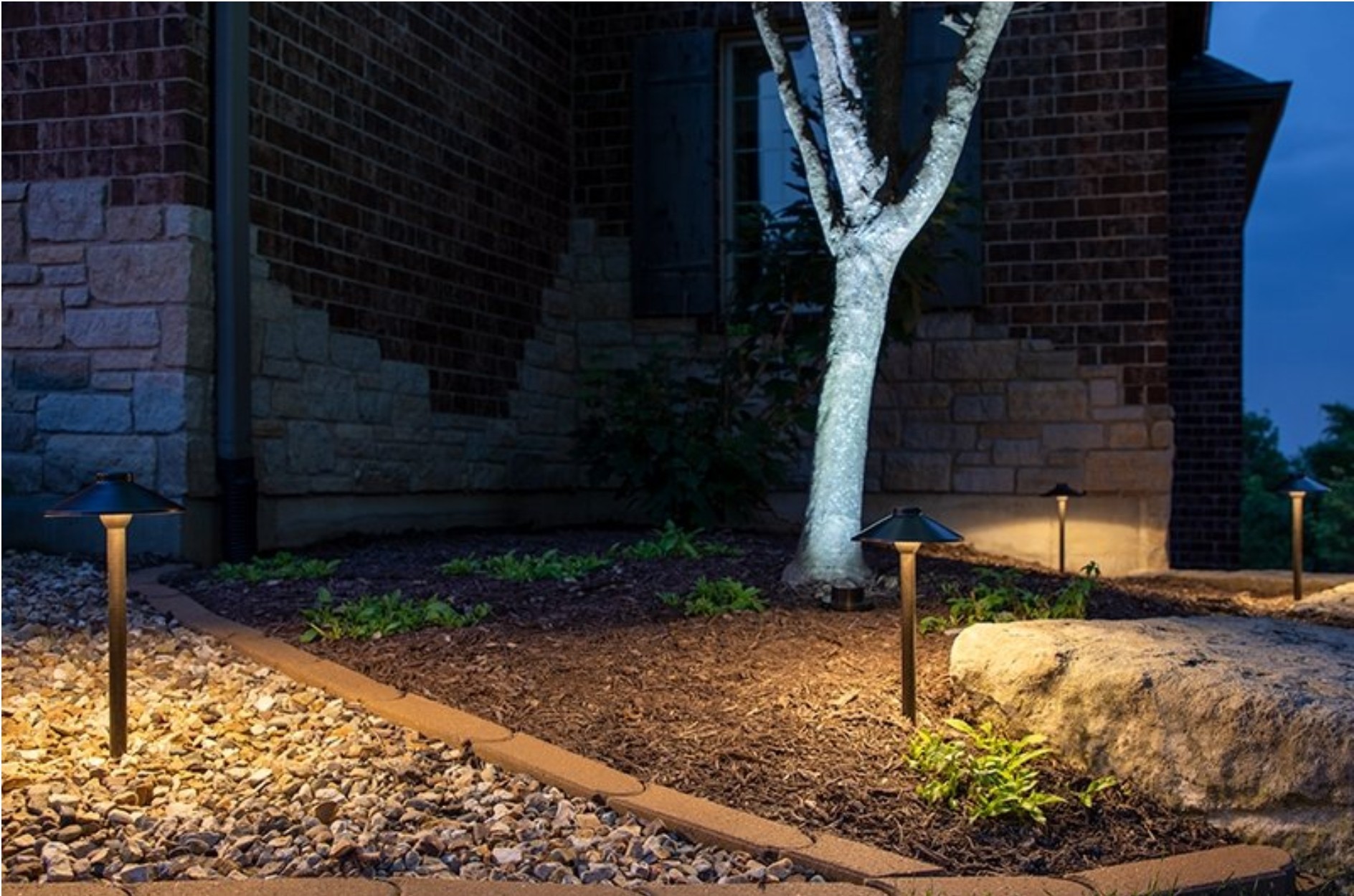 Classic Warm White Landscape Lighting